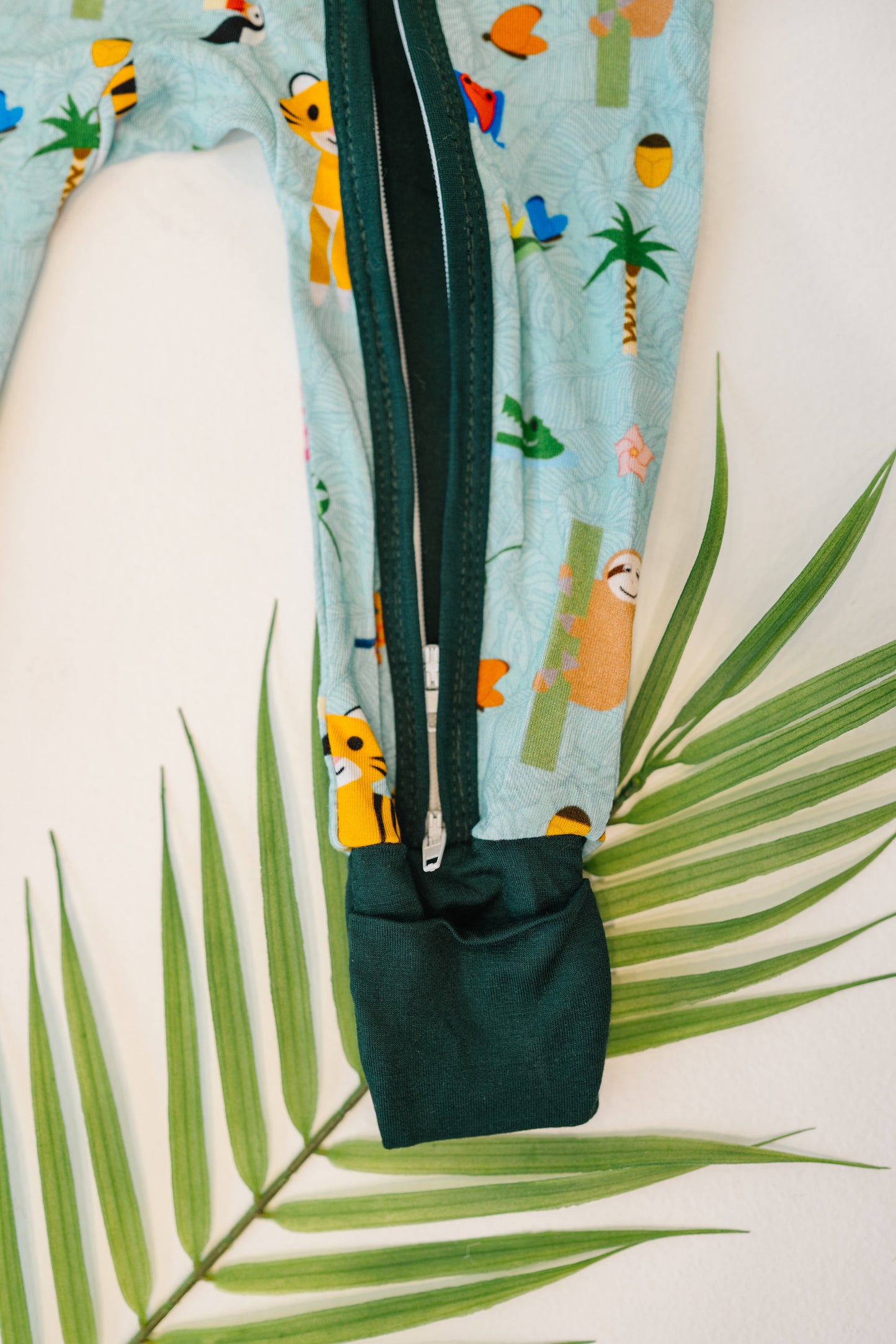 Eli's Rainforest Pajama Romper