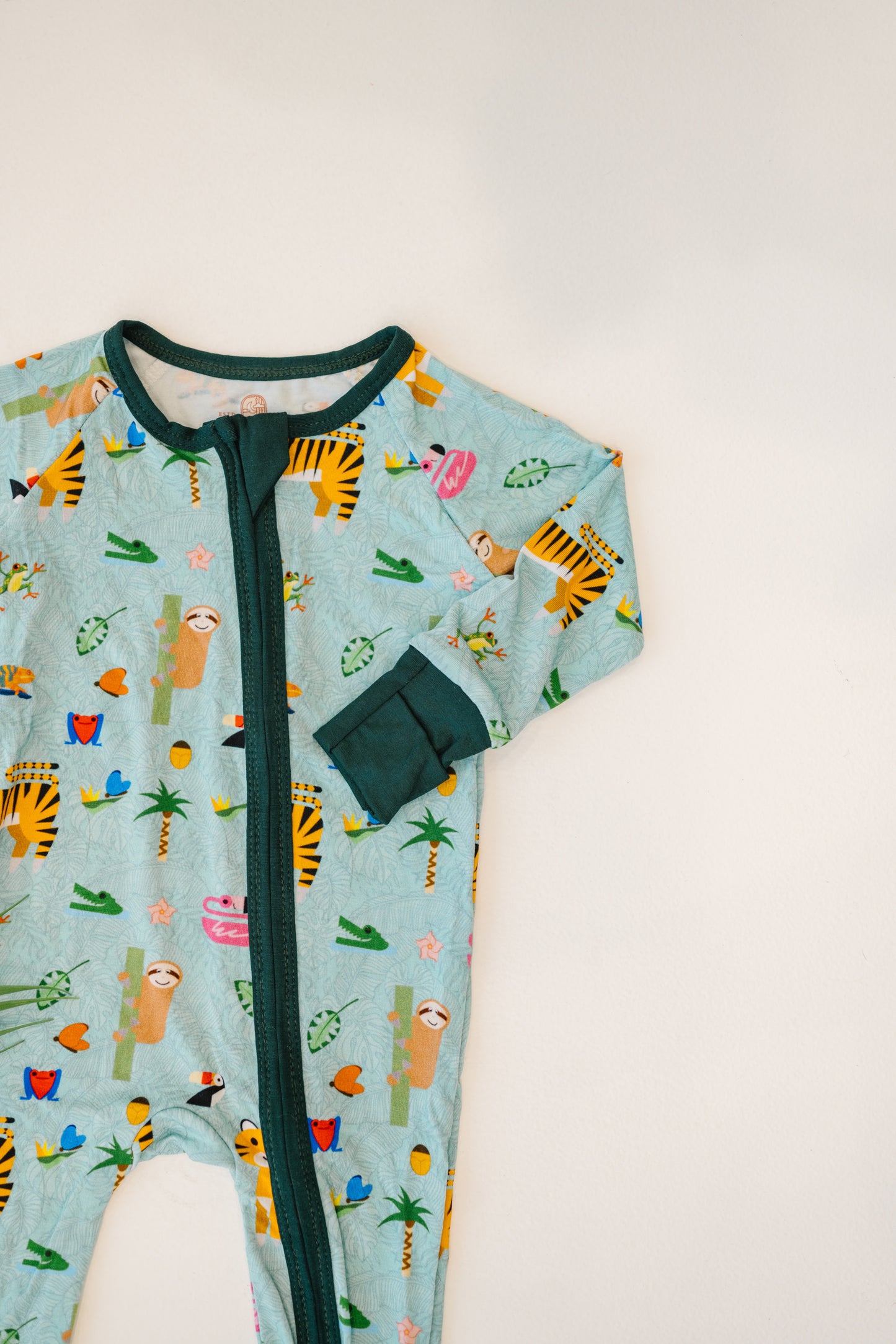 Eli's Rainforest Pajama Romper