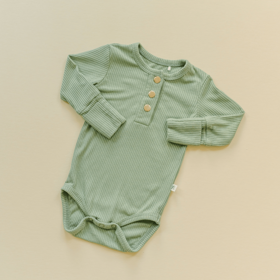 Luna Luz Fern Jogger Set - Long-Sleeve Onesie