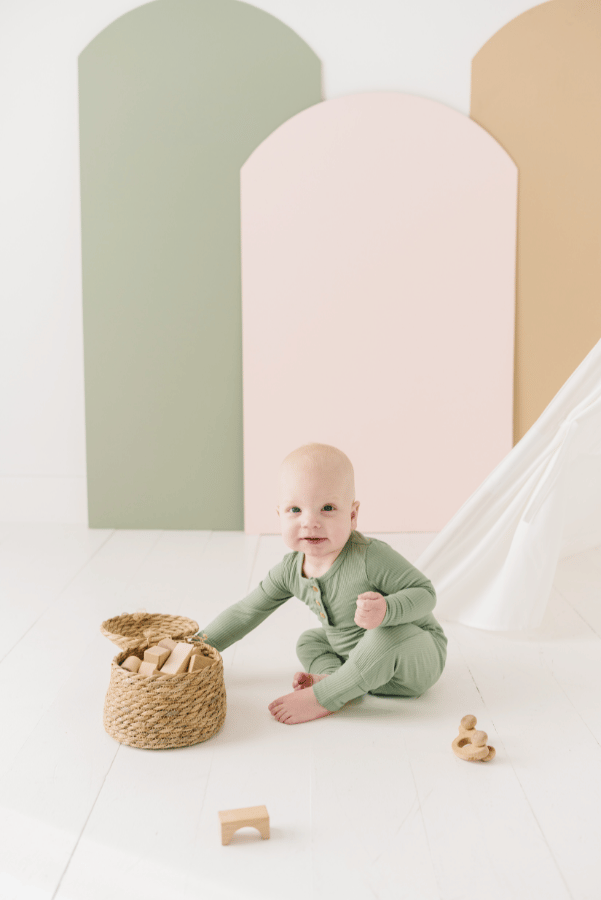 Luna Luz Fern Bamboo Jogger Set In Play