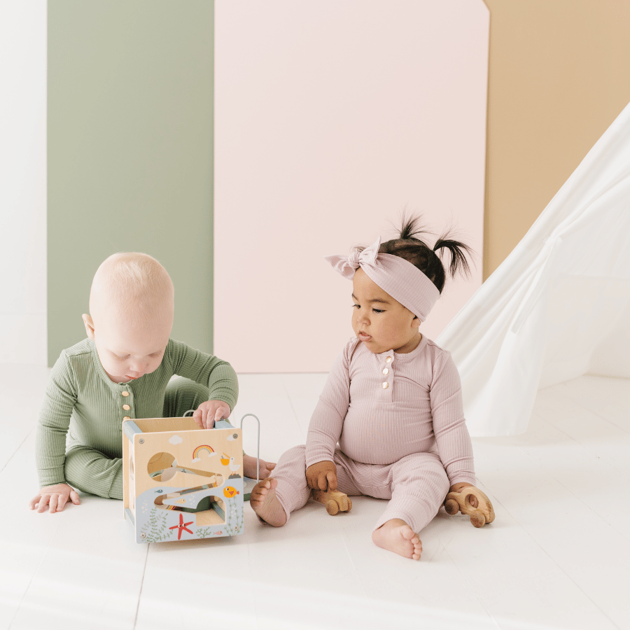 Luna Luz Fern Bamboo Jogger Set In Play