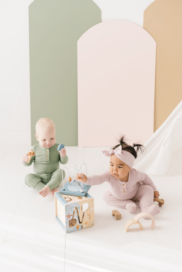 Luna Luz Fern Bamboo Jogger Set In Play