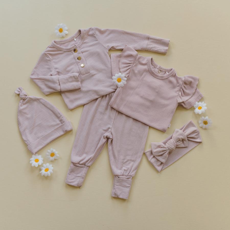 Luna Luz Ballerina Bamboo Jogger Set With Accessories