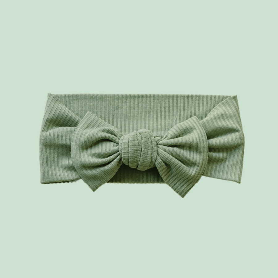 Luna Luz Fern Bamboo Bow Headband