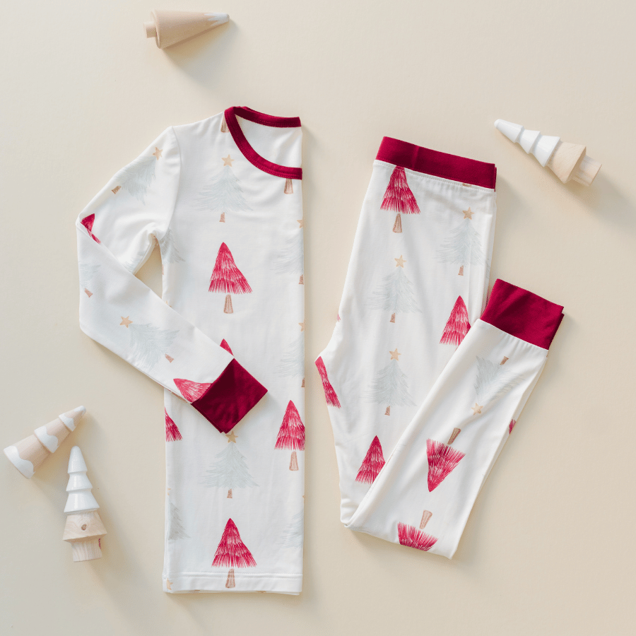 Luna Luz 2023 Two-Piece Holiday Christmas Pajamas