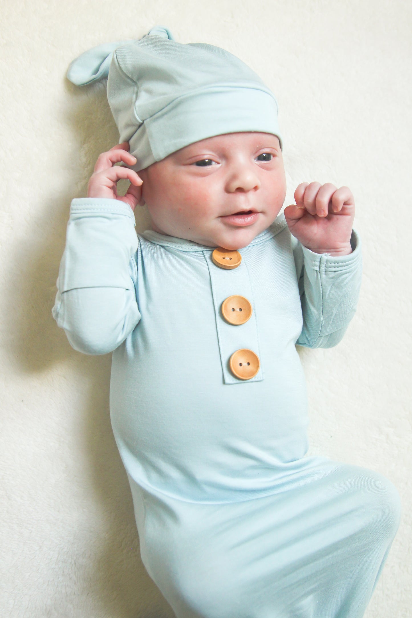 Infant Sleeper Gown - Mint