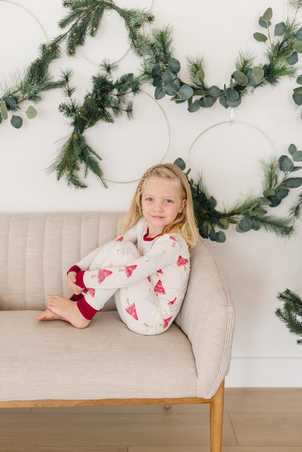 Luna Luz 2023 Two-Piece Holiday Christmas Pajamas